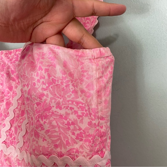 Lilly Pulitzer Pollie Midi Dress Pink Midi Sz 4 - Picture 3 of 10